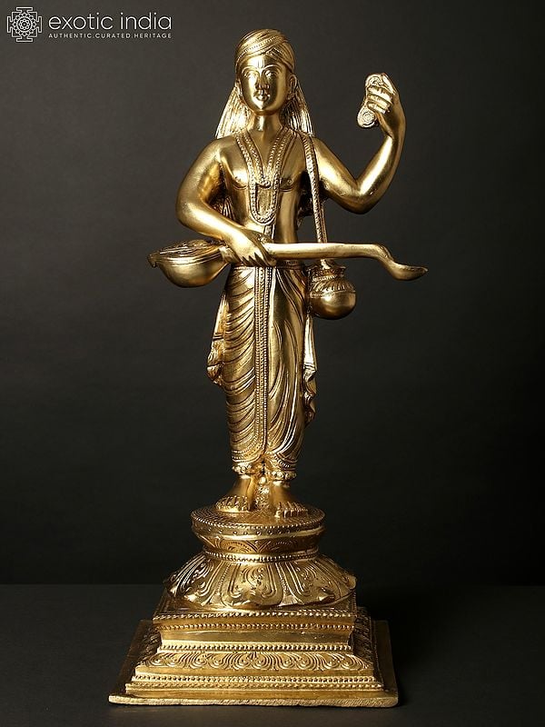 20" Bronze Statue of Naradmuni