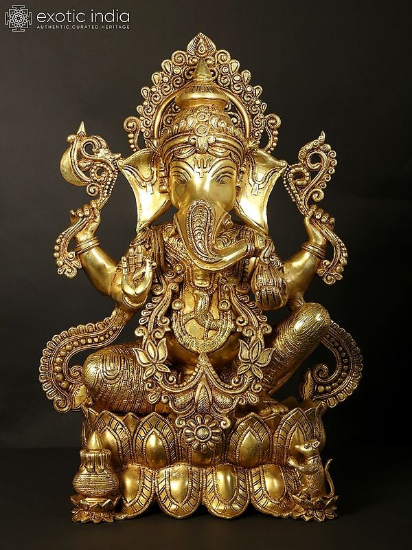 20" Superfine Idol Of Auspicious Ganesha