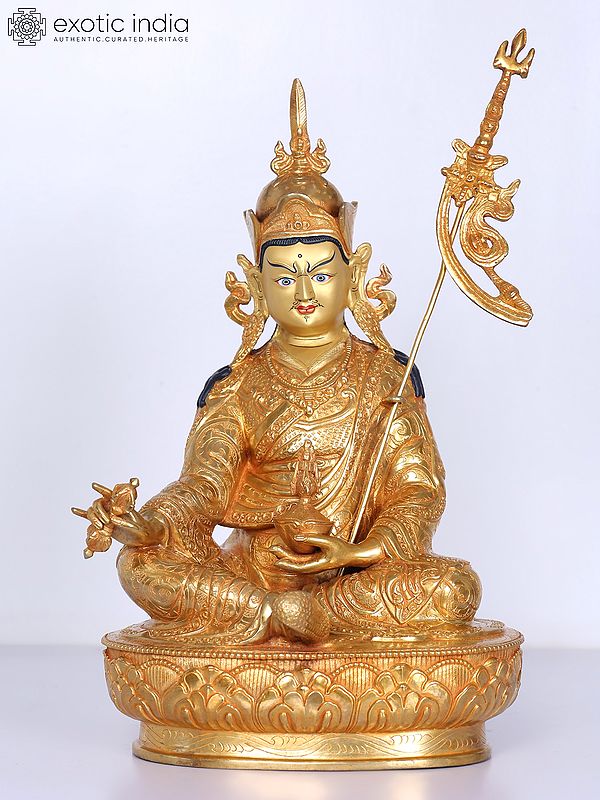 14" Guru Padmasambhava Statue from Nepal