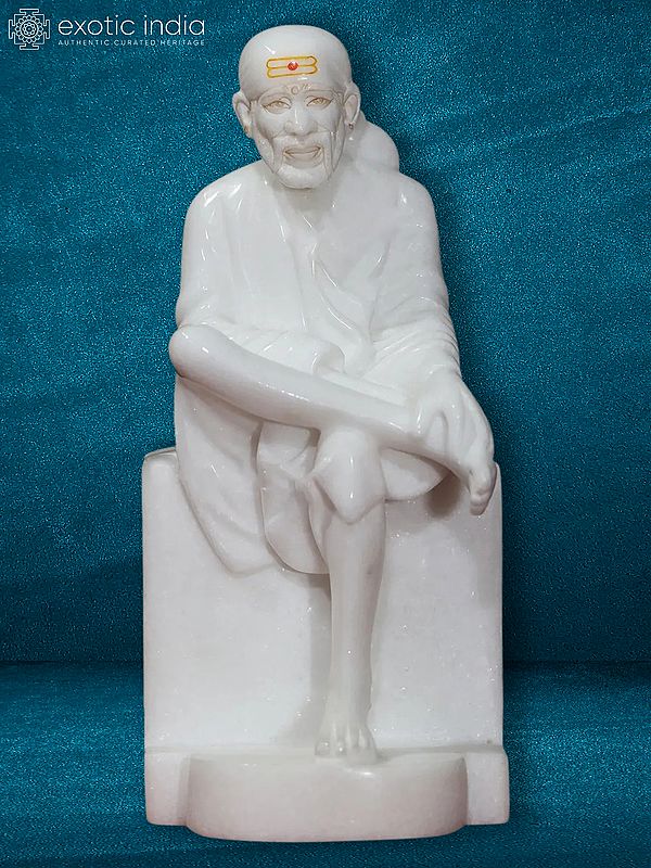 11" Handcrafted Sai Statue For Meditation | Figutine For Temple