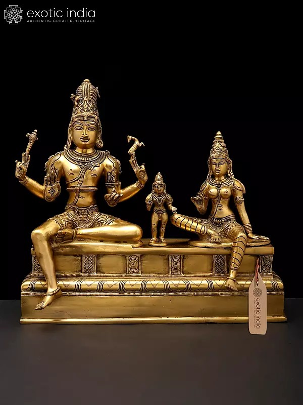 15" Shiva as Somaskanda | Handmade
