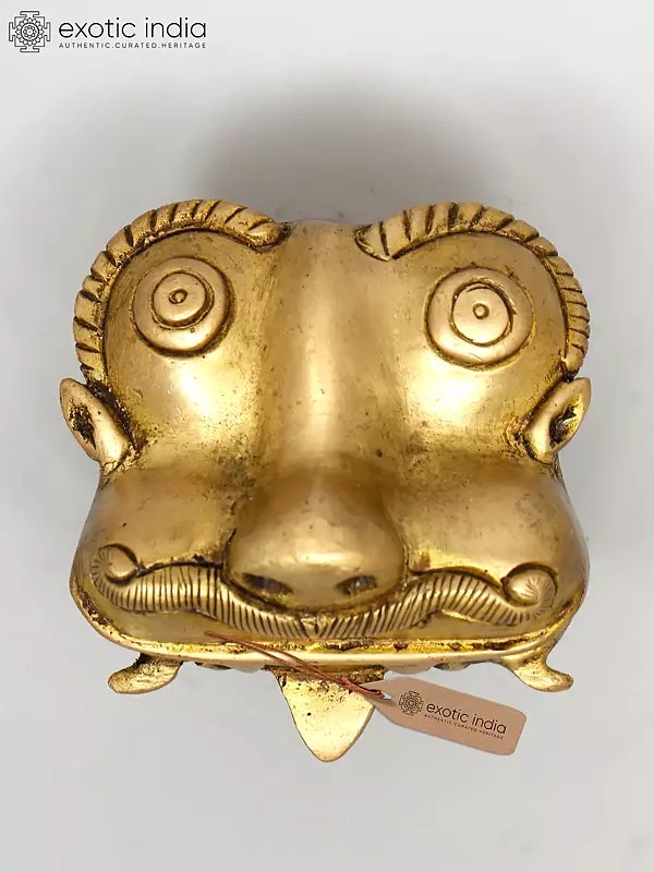 2" Unique Brass Drawer Knob | Handmade