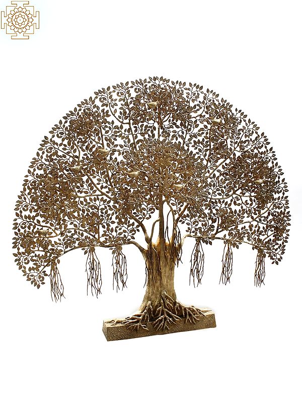 65" Brass Super Large Tree of Life