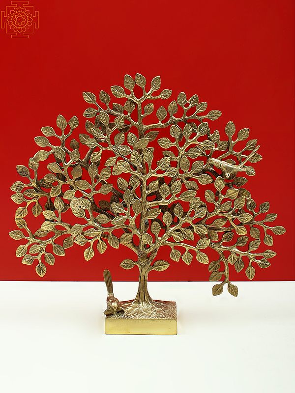 12" Tree of Life with Perched Birds