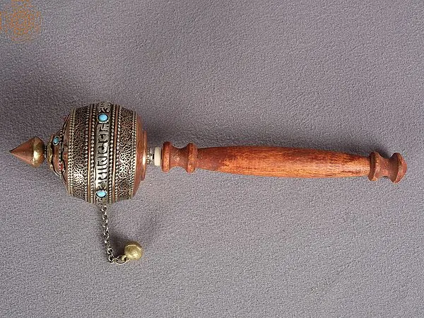 10" Tibetan Buddhist Prayer Wheel