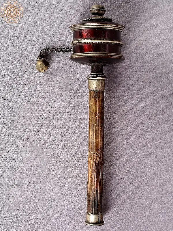 9" Buddhist Prayer Wheel