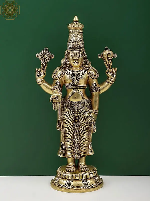 18" Brass Lord Venkateshvara