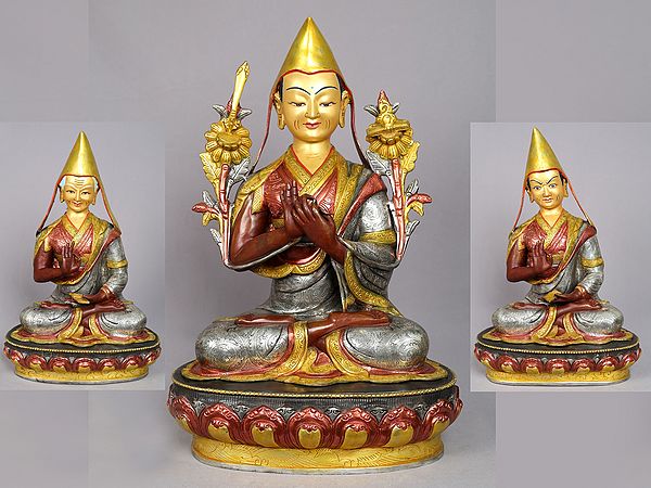 19" Tsongkhapa (Set of 3) from Nepal