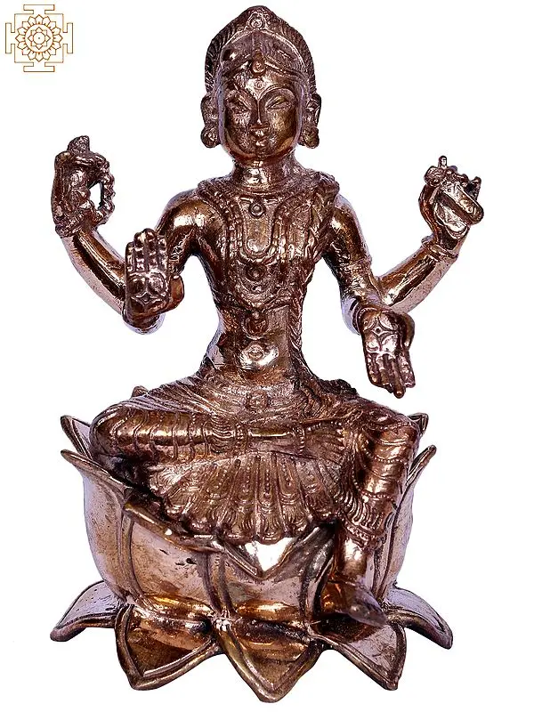 4" Goddess Balambika Bronze Sculpture