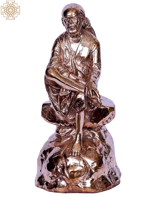 5'' Small Shirdi Sai Baba | Madhuchista Vidhana (Lost-Wax) | Panchaloha Bronze from Swamimalai