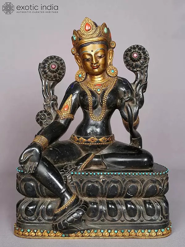 Superfine Tibetan Buddhist Deity - Goddess Green Tara