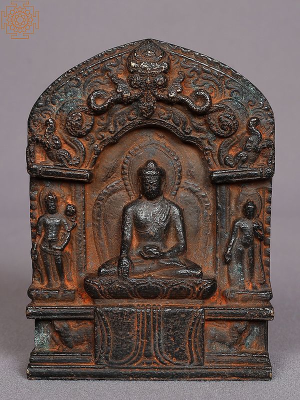 4" Small Lord Shakyamuni Buddha Copper Statue
