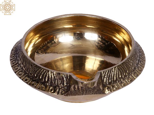 4" Brass Kubera Vilakku (Deepak) | Price Per Pair