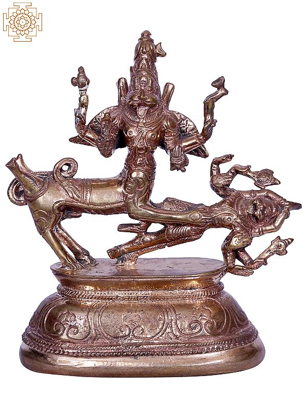 5" Bronze Lord Sharabeshwara