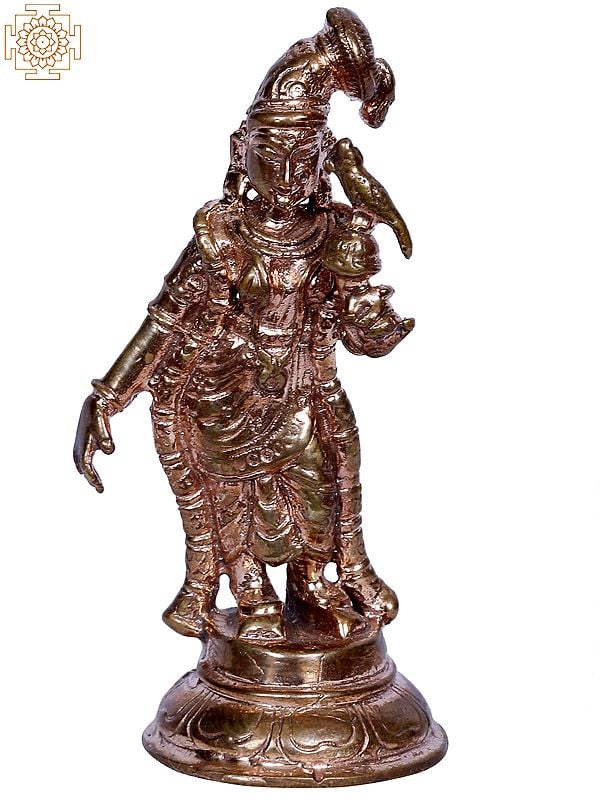 3" Bronze Goddess Andal Statue