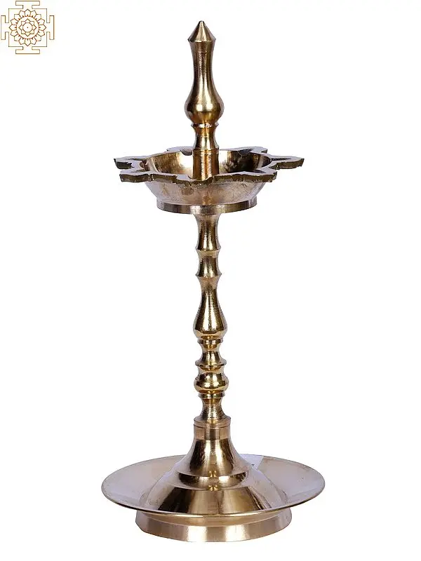 10" Brass Seven Wicks Ritual Lamp