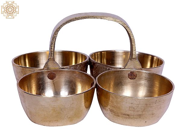 3" Brass Bowls to Keep Pooja Items