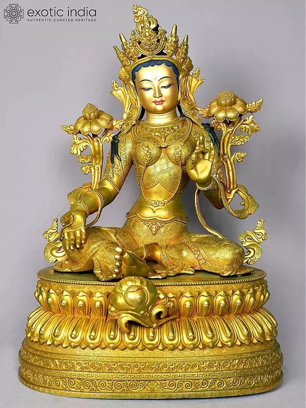 Superfine Goddess Green Tara from Nepal