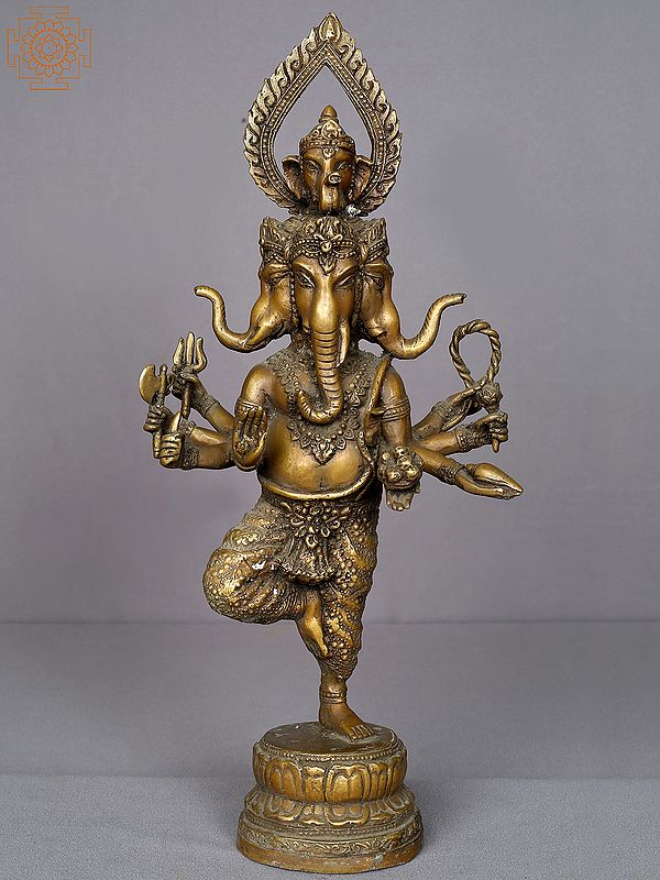 Unique Panchamukhi Ganesha From Nepal