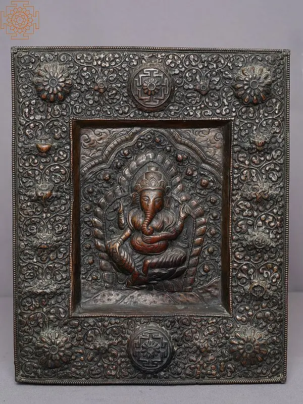 14" Ganesha Wall Hanging From Nepal