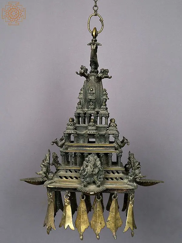 Krishna Temple Lamp