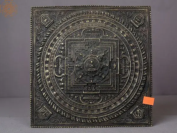 10" Buddha Mandala Wall Hanging Statue from Nepal