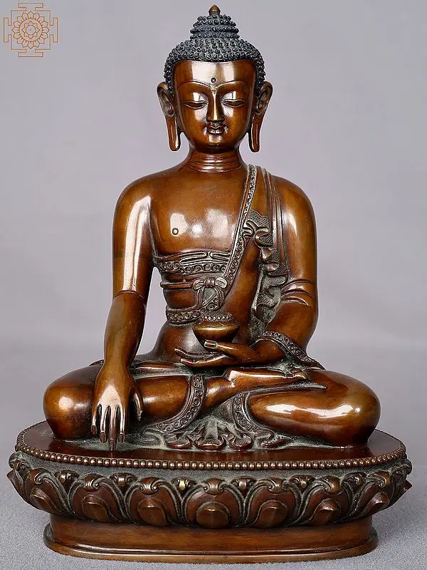 9" Lord Shakyamuni Buddha From Nepal