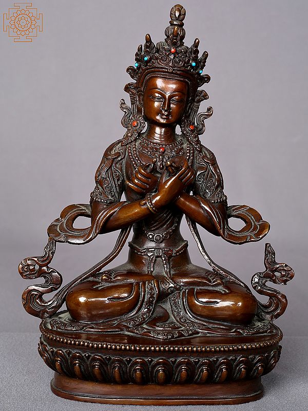 9" Vajradhara - Tibetan Buddhist Deity From Nepal