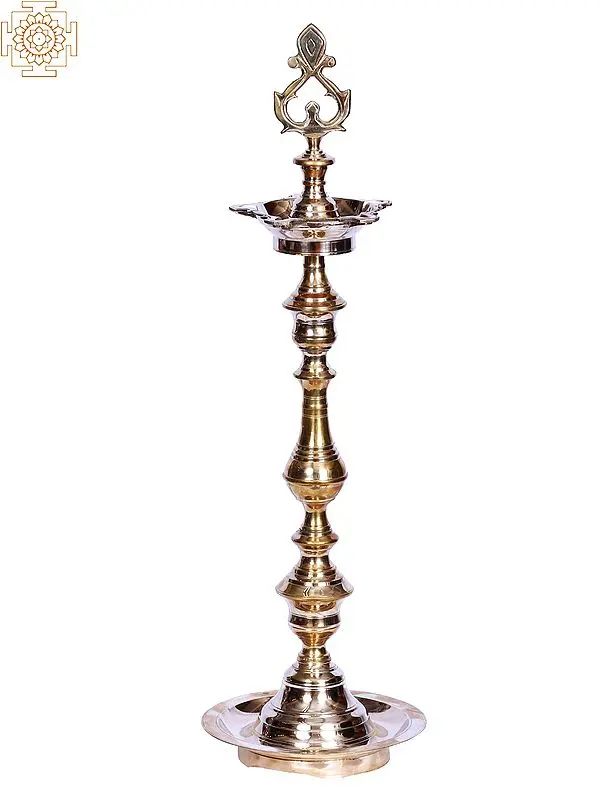 23" Five Wicks Stand Lamp (Kuthu Vilakku)