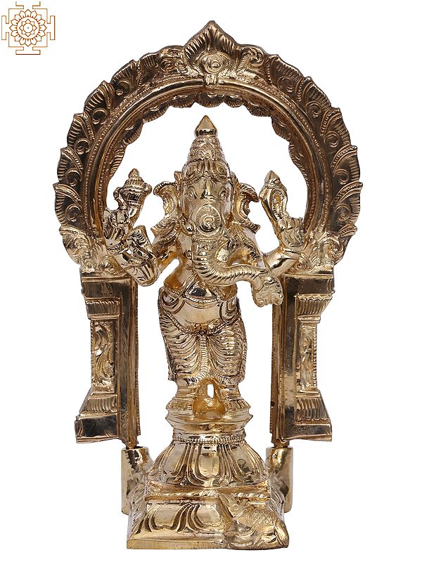 6" Bronze Siddhi Vinayak Ganesha | Handmade | Madhuchista Vidhana (Lost-Wax) | Panchaloha Bronze from Swamimalai