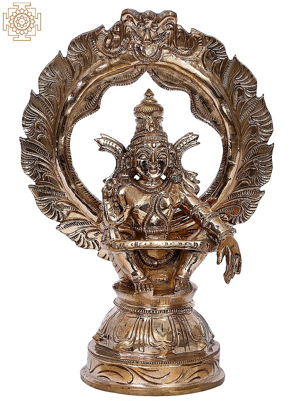 7" Lord Manikandan (Ayyappa) Bronze Statue | Madhuchista Vidhana (Lost-Wax) | Panchaloha Bronze from Swamimalai