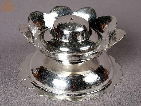 3" Small Traditional Silver Agarbatti Stand