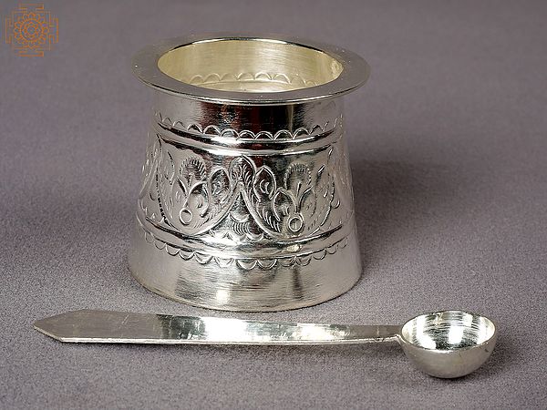 2" Small Silver Panch Patra