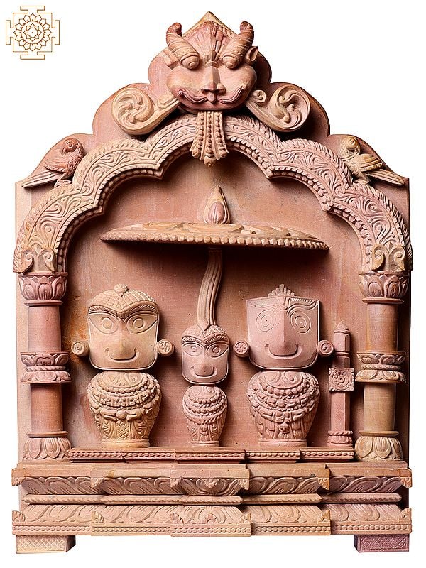 12" Lord Jagannath Murti With Kirtimukha