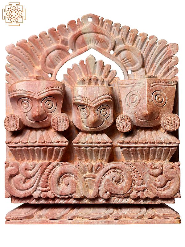 4" Small Lord Jagannath (Krishna, Balram and Subhadra)