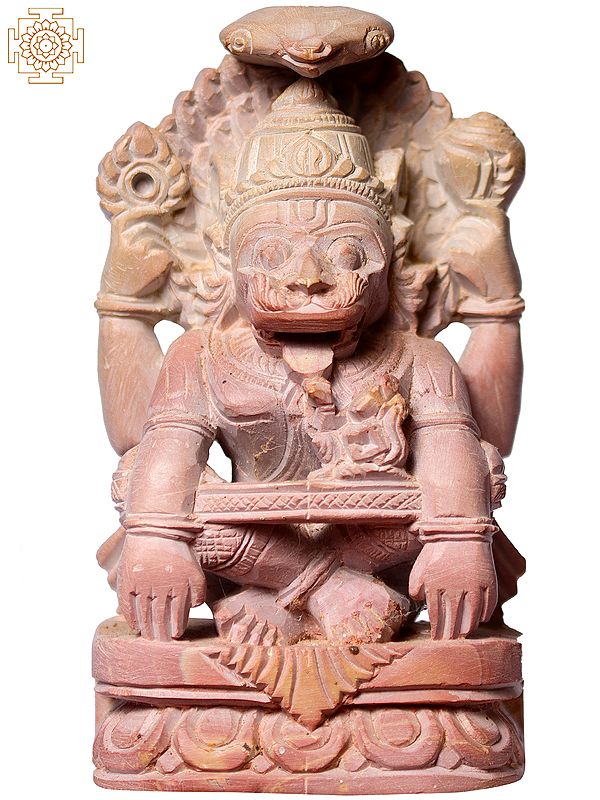 4" Small Lord Narasimha with Sheshnag