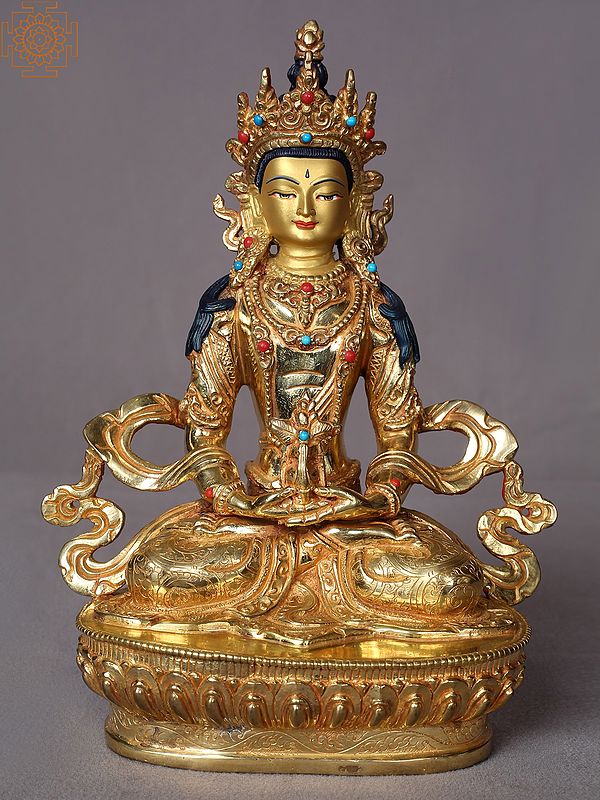 9" Aparamita Buddha From Nepal