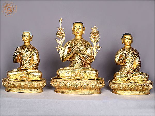 Tsongkhapa (Set of 3) From Nepal