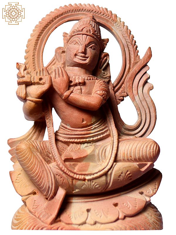 3" Lord Krishna With Flute