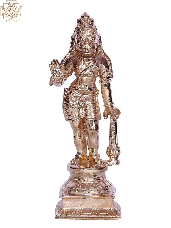 6" Blessing Anjaneya (Lord Hanuman)