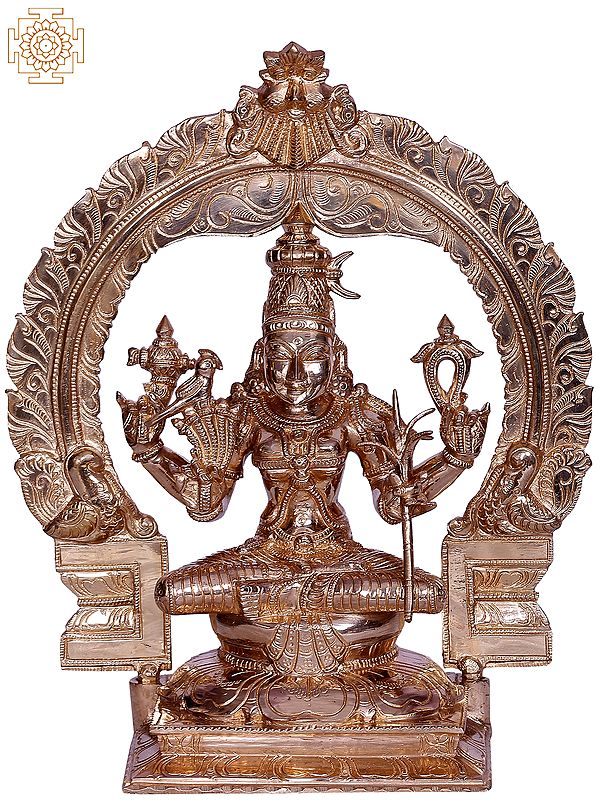 12" Goddess Kamakshi Seated on Throne