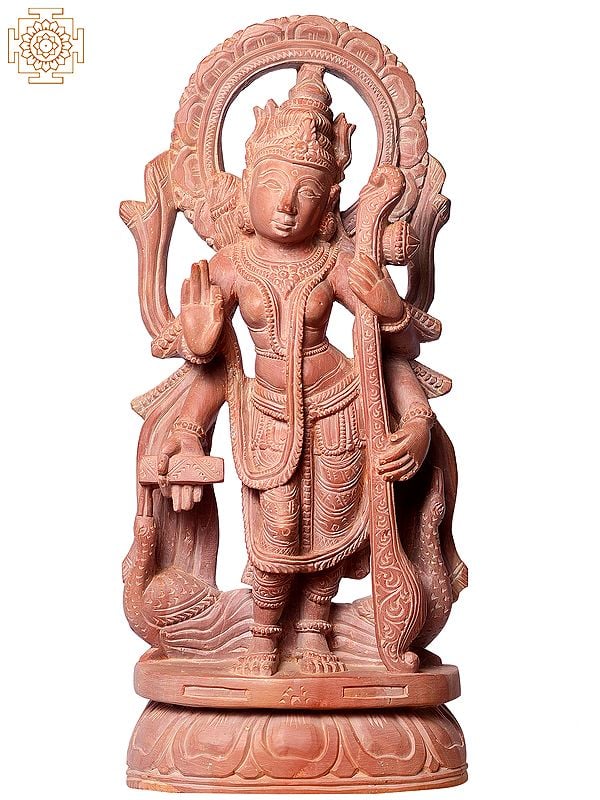 12" Standing Goddess Saraswati