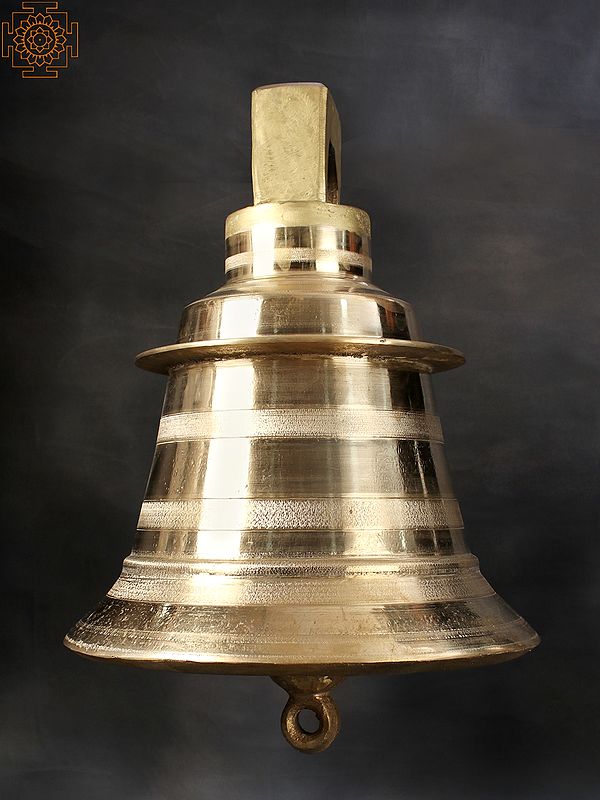 21" Large Size Hanging Bell (Perfect for Temples)