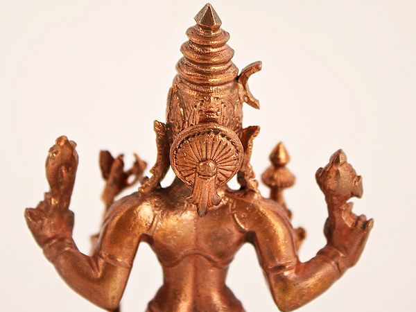 4 Small Dancing Lord Shiva (Nataraja) Copper Statue