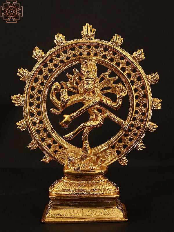 Brass Nataraja Statue - The Divine Dance of Shiva
