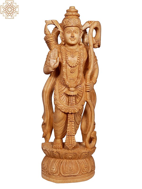 18" Wooden Lord Ram