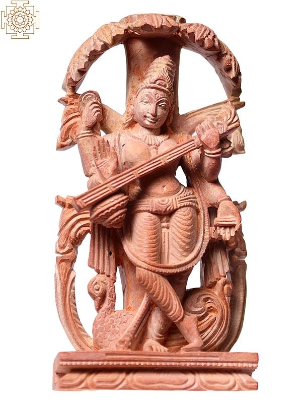 4" Small Standing Devi Saraswati