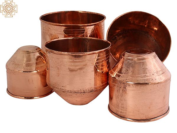 Ritual Copper Bowls (Set of 5)