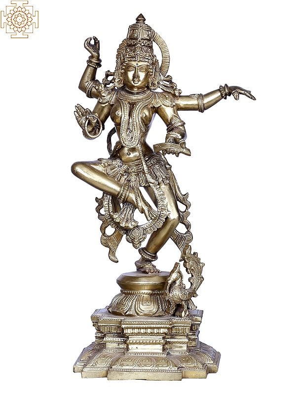 Dancing Saraswati | Brass