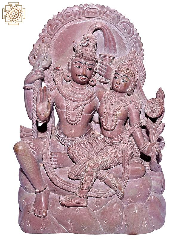 Lord Shiva Parvati | Stone Statue